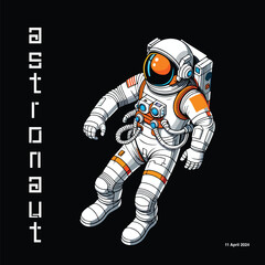 Astronaut illustration High Resolution