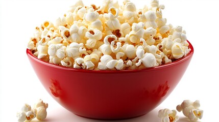 Transparent PNG of Popcorn Bucket, Perfect for Movie and Snack Graphics, Generative AI