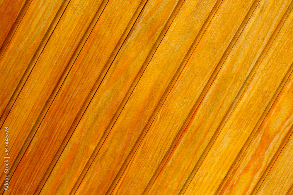 Poster textured wooden board with natural fiber structure showcasing warm tones and diagonal pattern