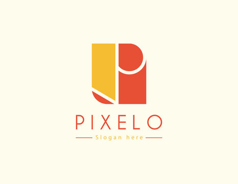 Logo PIXEL0,letter P