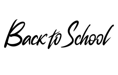 Back to school Fast paced brush. Modern Lettering. Brushpen Pointed Pen font vector. Calligraphy script. Expressive Fancy Hand written typeface. Education and online learning.