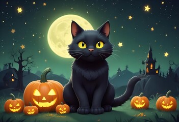 Halloween pumpkin image vector for t-shirt design
