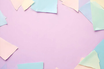 paper on pink background