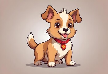 bulldog, cute cat  mascot design vector design for t-shirt