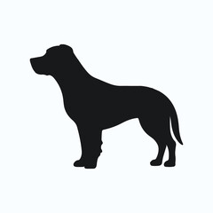 DOG BLACK SILHOUETTE