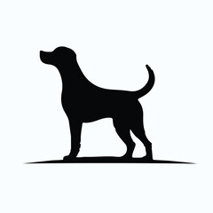 DOG BLACK SILHOUETTE