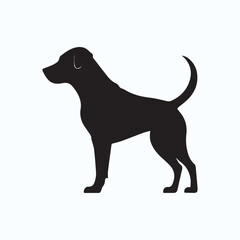 DOG BLACK SILHOUETTE