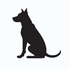DOG BLACK SILHOUETTE