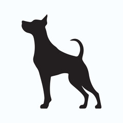 DOG BLACK SILHOUETTE