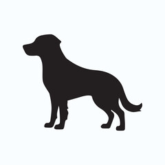 DOG BLACK SILHOUETTE