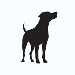 DOG BLACK SILHOUETTE