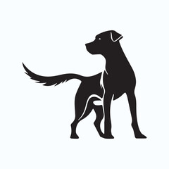 DOG BLACK SILHOUETTE
