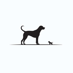 DOG BLACK SILHOUETTE