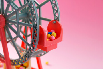 Gaining height on the Ferris wheel