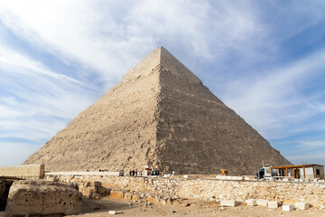 Great Pyramid of Khufu at Giza. Egypt.
