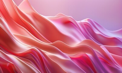 abstract wave background with smooth gradients bright colors dynamic elegant modern Generate AI
