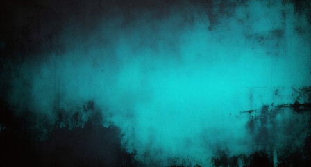 abstract blue background with teal black vintage grunge background texture design with elegant antique paint on wall illustration for luxury paper, or web background templates, old background paint	