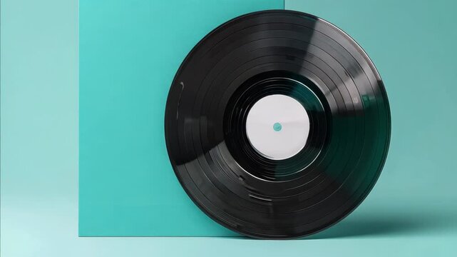 Vinyl record for music storage and preservation, vintage collector's item with analog sound quality.