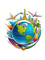 Naklejka premium Travel & Tourism Logo Design