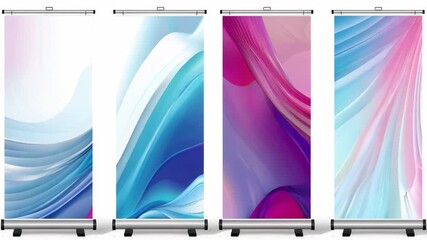 Vibrant, flowing watercolor textures for event promotions or artistic displays.
