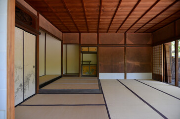 修学院離宮　下離宮の寿月観室内　京都市左京区修学院