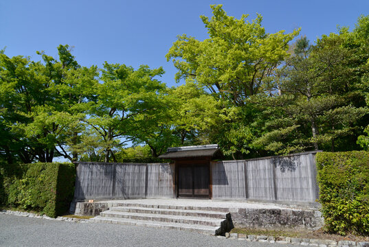 修学院離宮　上離宮の御成門　京都市左京区修学院