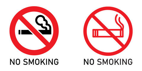 No Smoking Sign vector file