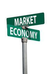 market economy sign