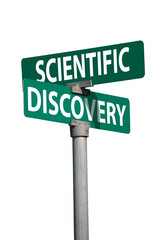 scientific discovery sign