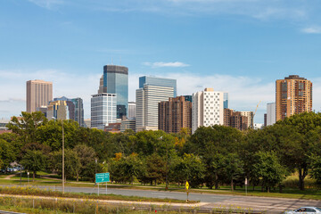 Obraz premium Modern Buildings,. Minneapolis, Minnesota, United States.