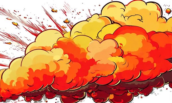 Cartoon Explosion Illustration