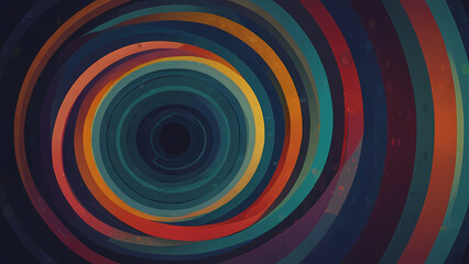 Abstract background using concentric circles that ripple outward, gradually changing in color and opacity