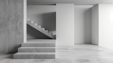 Obraz premium room surface product detailed text logo headline typography noise shadow glare gradient advertising placement colorful modern illustration shabby smooth attractive light beam backlight perspective