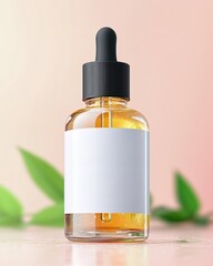 Fototapeta premium Dropper Bottle cosmetic mockup