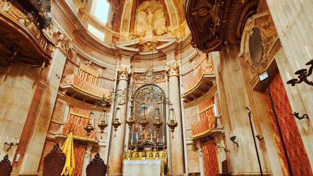 The Basilica of Our Lady and Saint Anthony of Mafra, Palace of Mafra, Lisbon, Portugal
