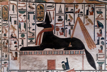 Tomb of Nefertari in the Valley of queens. Luxor. Egypt.
