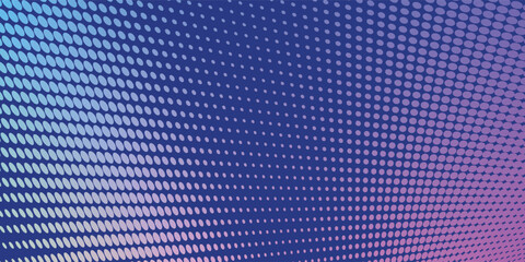 Obraz premium Dither Pattern Bitmap Texture Halftone Angled Gradient Vector Wide Abstract Background. Glitch Screen With Flicker Pixels Effect Wide Backdrop.