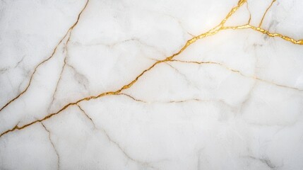 Fototapeta premium elegant white marble texture with golden veins
