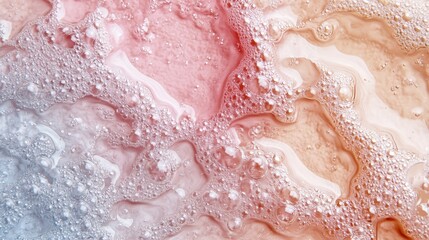 Obraz premium abstract bubbly pink and beige background