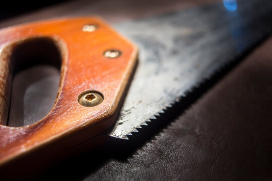 close up of a saw