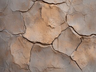 Fototapeta premium Cracked and weathered stone surface texture