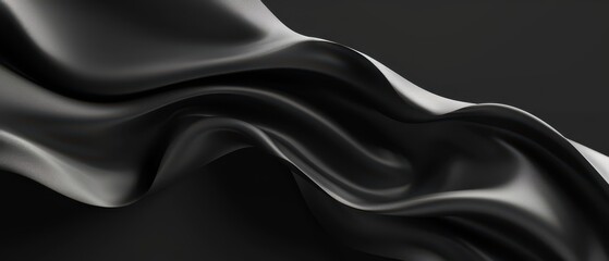 Obraz premium Eclipsed Abyss, a deep black canvas enveloping light, hints at the infinite, inviting contemplation of the unseen, a void filled with potential and mystery.