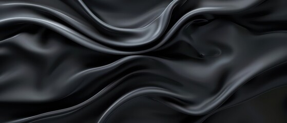 Obraz premium Ethereal Depths, a dark void filled with swirling shadows and subtle textures, inviting exploration into the essence of abstraction and the unknown, a canvas of infinite possibility.