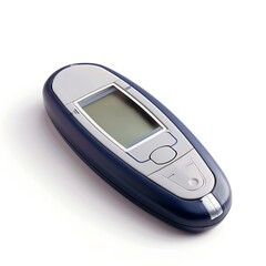 Glucometer isolated on white background.