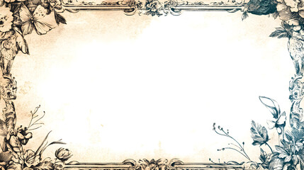 Victorian frame for scrapbooking.