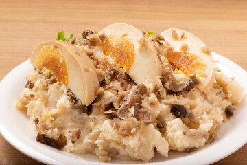 いぶりがっこ入り　和風ポテトサラダ