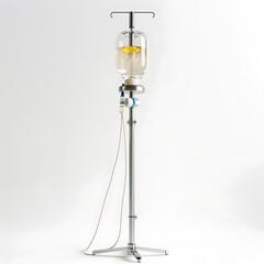 Obraz premium IV stand isolated on white background.
