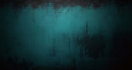 Obraz premium Seamless Glowing green black blue grainy background dark noise texture banner poster backdrop design copy space. Dark matte background with space for design. Toned fabric surface. Template. Empty 