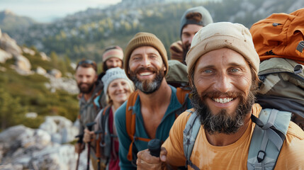 Selfie with Landscape and Another Person Behind