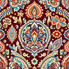 pattern with flowers, seamless floral pattern